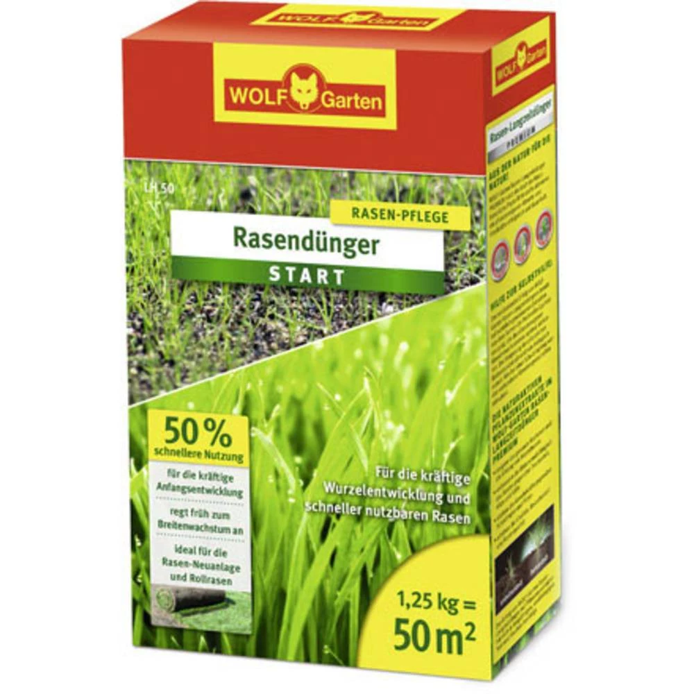 WOLF-Garten 3833020 Starter gnojivo za travnjak LH 50 1 kom. slika