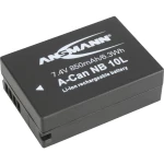Kamera-akumulator Ansmann Zamjenjuje originalnu akU. bateriju NB-10L 7.4 V 850 mAh A-Can NB 10L