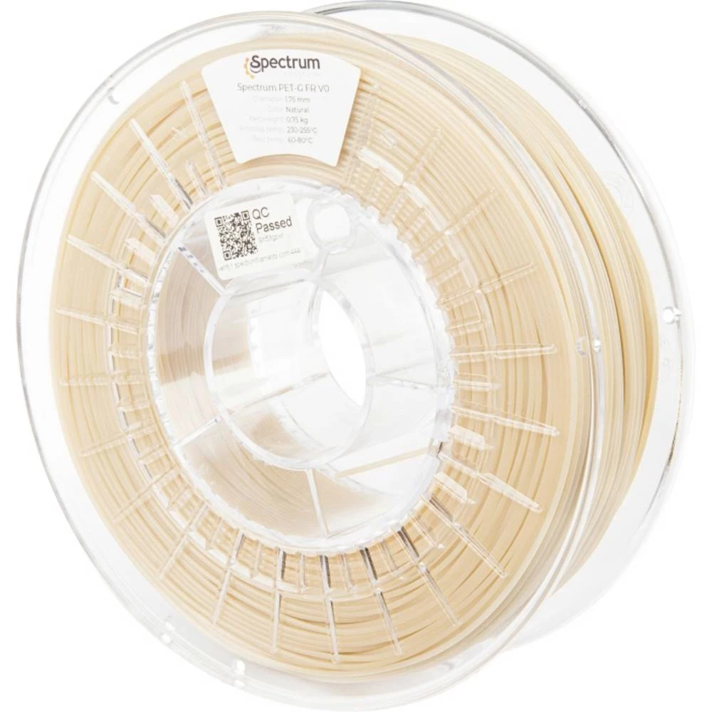 Spectrum Filaments 80553 PETG FR V0 3D pisač filament PETG usporivač plamena, otporan na toplinu 1.75 mm 750 g prirodna slika