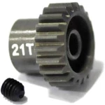 Mali zupčanik motora ArrowMax Tip modula: 48 DP Promjer bušotine: 3.175 mm Broj zubaca: 21