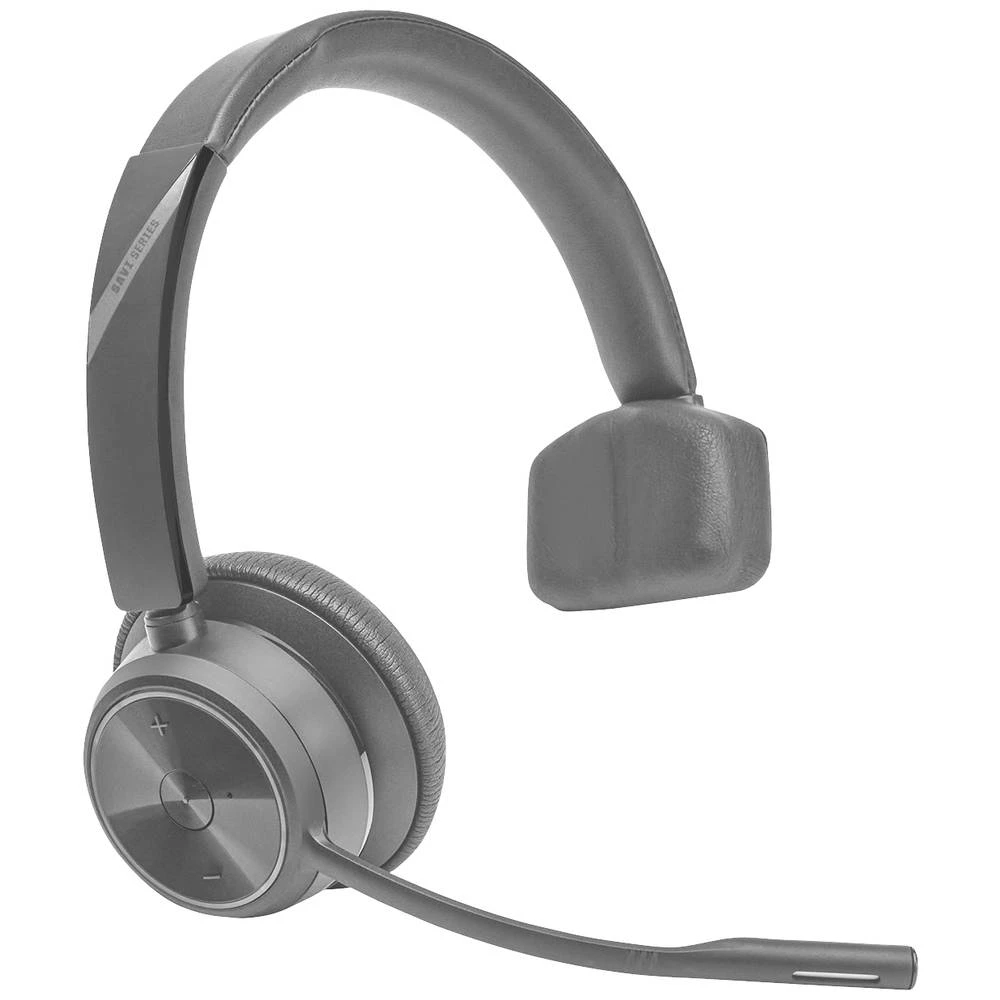 HP Poly Savi 7310 UC Monoaurales DECT računalo In Ear Headset DECT mono crna poništavanje buke kontrola glasnoće, utiša slika