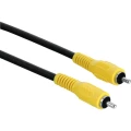 Hama Composite Cinch video priključni kabel [1x muški cinch konektor - 1x muški cinch konektor] 2.00 m crna, žuta slika