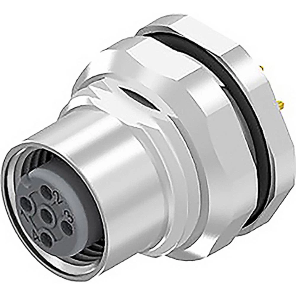 Conec 43-01027 utičnica s prirubnicom Broj polova: 5 1 St. slika