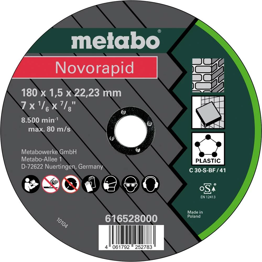 Metabo 616528000 rezna ploča 180 mm 25 kom. lim slika
