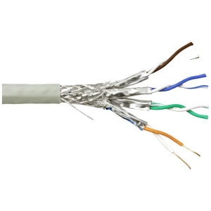 Value 21.99.0884 mrežni kabel cat 6a S/FTP siva 300 m slika