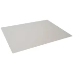 DURABLE podloga za stol PP 650x500 mm s ukrasnim utorom PP neprozirna, siva, 713310 Durable 713310 podloga za pisanje siva (Š x V) 650 mm x 500 mm