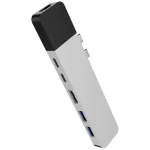 HYPER GN28N-SILVER USB-C ™ priključna stanica Prikladno za marku: Apple  USB-C Power Delivery