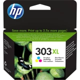 HP patrona tinte 303XL original  cijan, purpurno crven, žut T6N03AE patrona