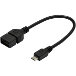 USB 2.0 adapter [1x USB 2.0 utikač Micro-B - 1x USB 2.0 utičnica A] crna Digitus