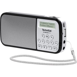 TechniSat Techniradio RDR DAB+ (1012) Džepni radio AUX, UKW, USB Džepna svjetiljka Srebrna slika