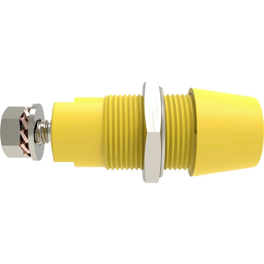 Schützinger DI SAB 9430 Ni / GE sigurnosna ugradna utičnica ravan žuta 1 St. slika