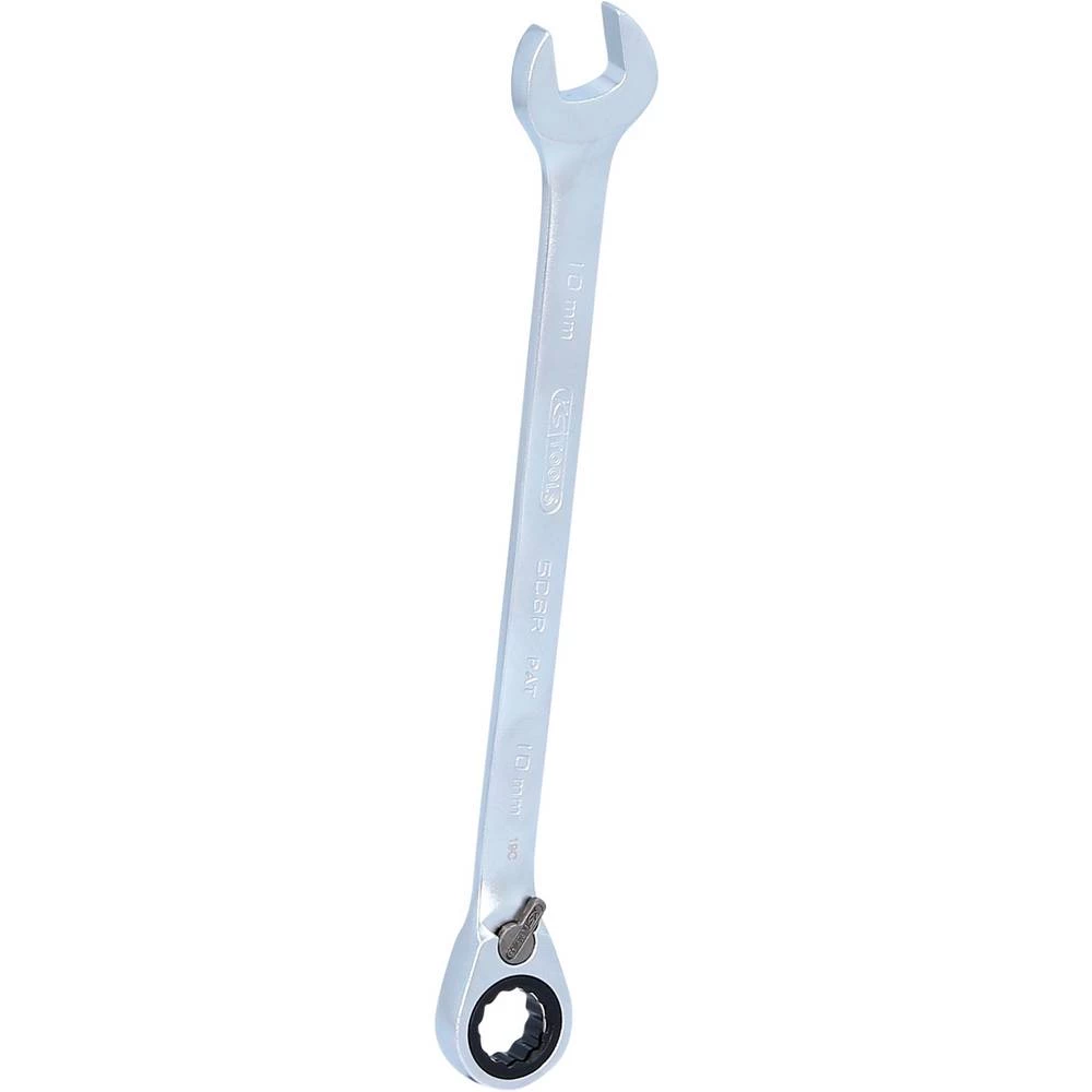KS Tools 503.4910 503.4910 viličasto okasti ključ s račnom Veličina ključa (metrička) (naslov) 10 mm slika