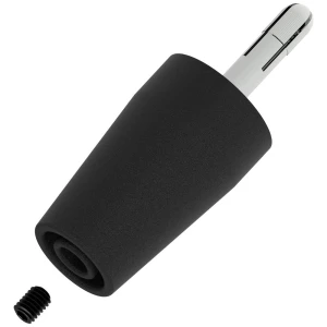 Electro PJP 3300-IEC-CD1-N adapterska utičnica ravan Zatik-Ø: 4 mm crna 1 St. slika