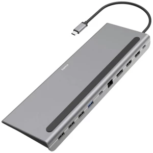 Hama 00200100 USB-C ™ priključna stanica Prikladno za marku: Universal  USB-C Power Delivery slika
