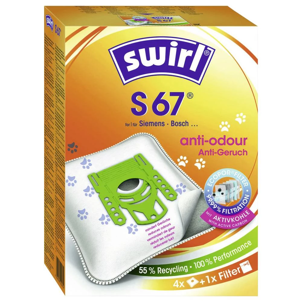 Swirl S 67 XL Vorteilspack EcoPor® vrećica za usisivače 1 kom. slika