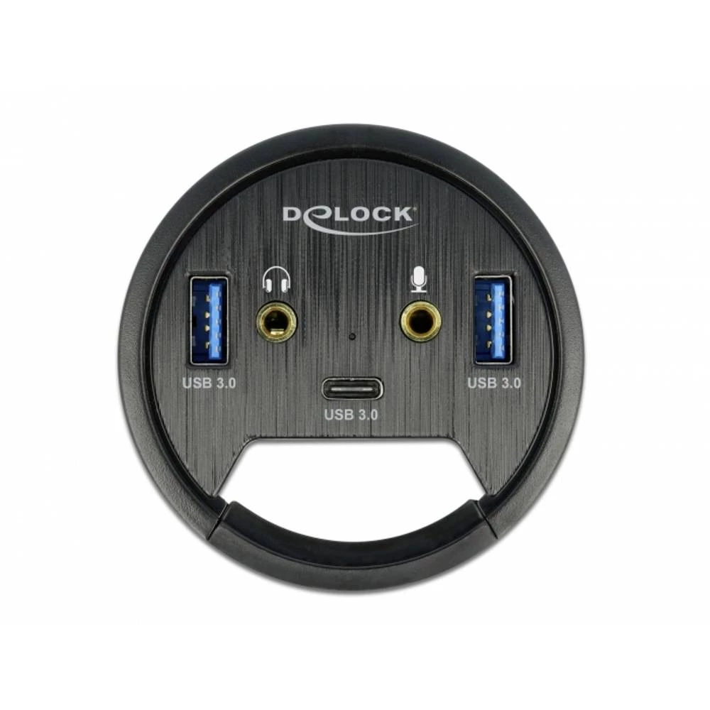 Delock 62794 USB 3.2 Gen 1 hub (USB 3.0) crna slika