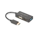 AV Pretvarač [DisplayPort - HDMI, DVI, VGA] 3840 x 2160 piksel Digitus AK-340418-002-S