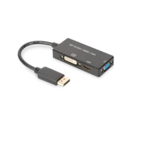 AV Pretvarač [DisplayPort - HDMI, DVI, VGA] 3840 x 2160 piksel Digitus AK-340418-002-S slika