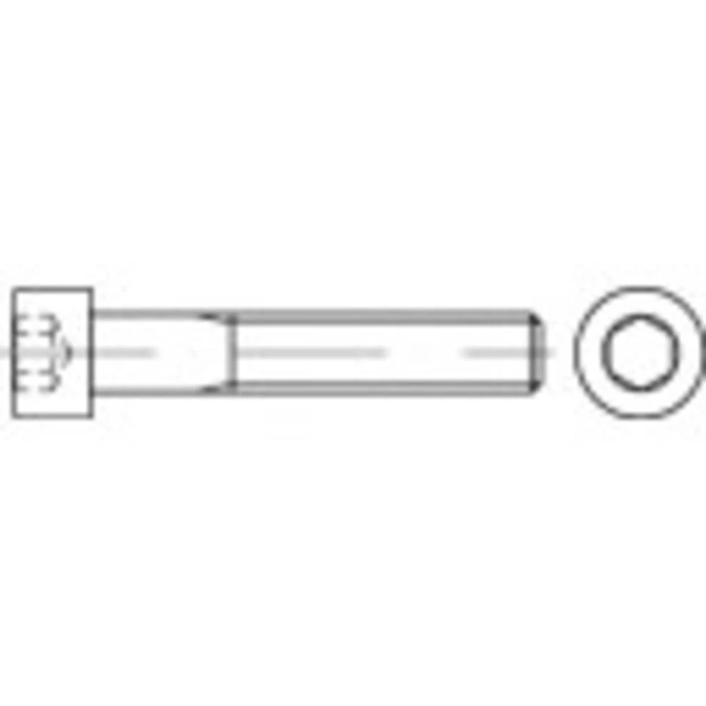 TOOLCRAFT 1062257 vijci s cilindričnom glavom M12 90 mm unutarnji šesterostrani DIN 912 nehrđajući čelik A4 100 St. slika