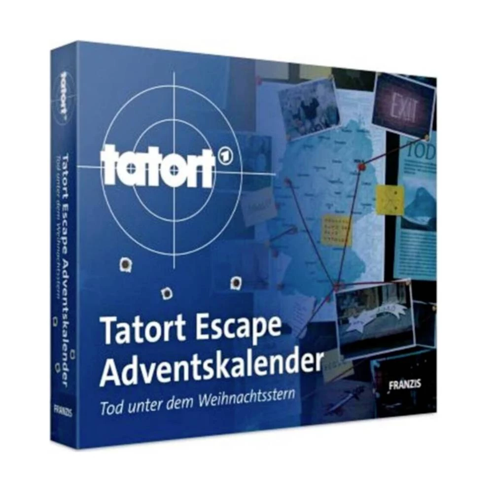 Franzis Verlag Tatort Escape "Niemals vergessen, niemals vergeben" društvene igre adventski kalendar slika