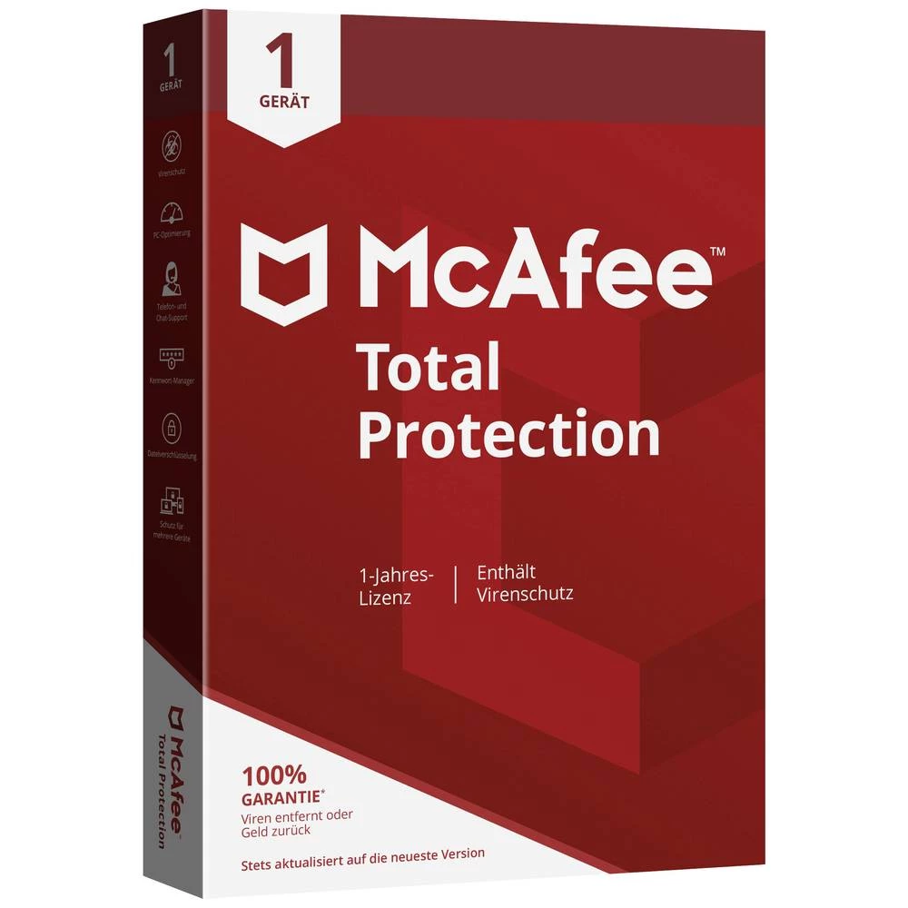 McAfee Total Protection godišnja licenca, 1 licenca Windows, mac os, android, ios antivirus slika