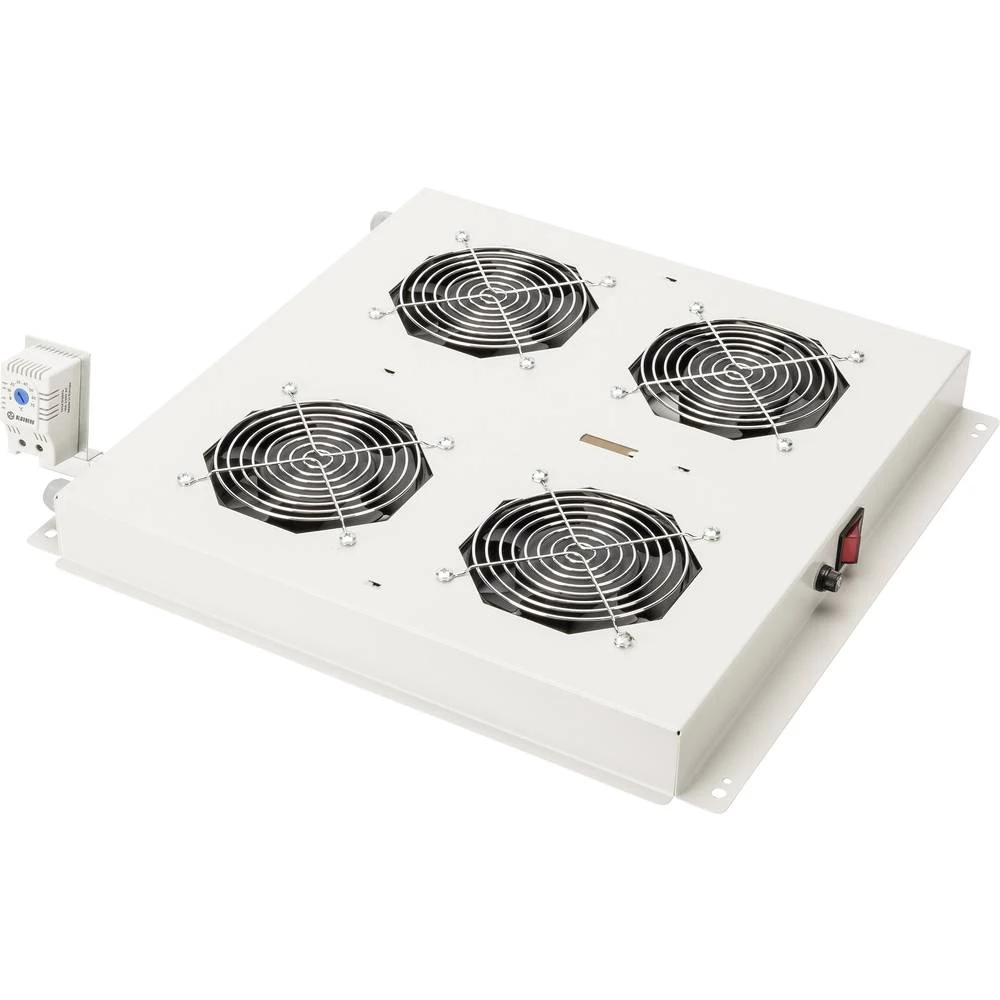Digitus DN-19 FAN-4-N 19 palac 4 x ventilator za mrežni ormar svijetlosiva (RAL 7035) slika