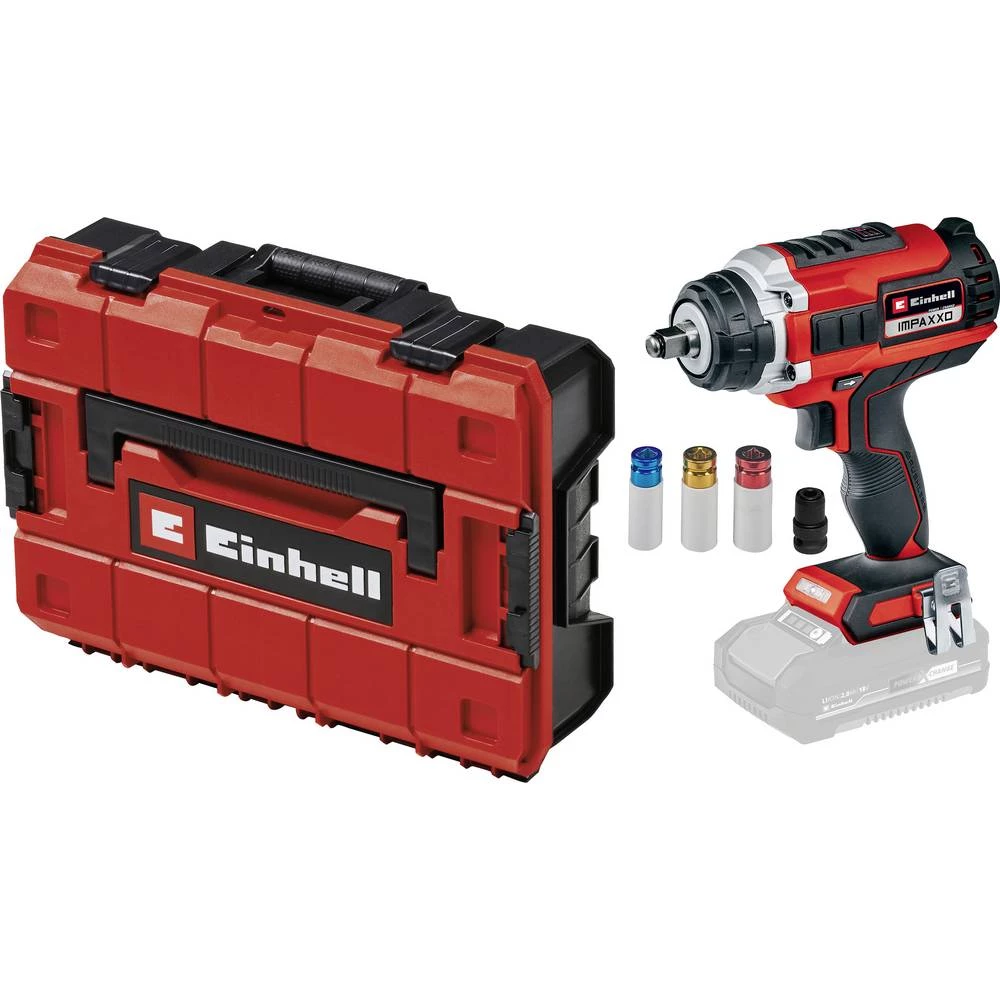 Einhell 4510070+4540011 akumulatorski zračni pištolj 400 Nm 18 V Broj uključenih baterija 0 Li-Ion uklj. E-Case, bez pun slika
