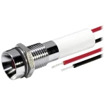 LED signalna lampica za ugradnju promjera 8mm - unutarnji reflektor - sa 600mm spojnim žicama - 24VDC crvena CML 19050353/6 LED smjerni crvena 24 V/DC
