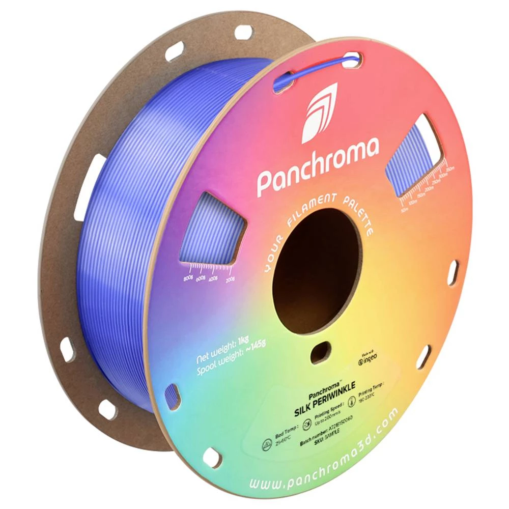 Polymaker CA03033 Panchroma™ Silk 3D pisač filament PLA svilenkasti sjaj 1.75 mm 1000 g zimzelena, ljubičasta 1 kom. slika