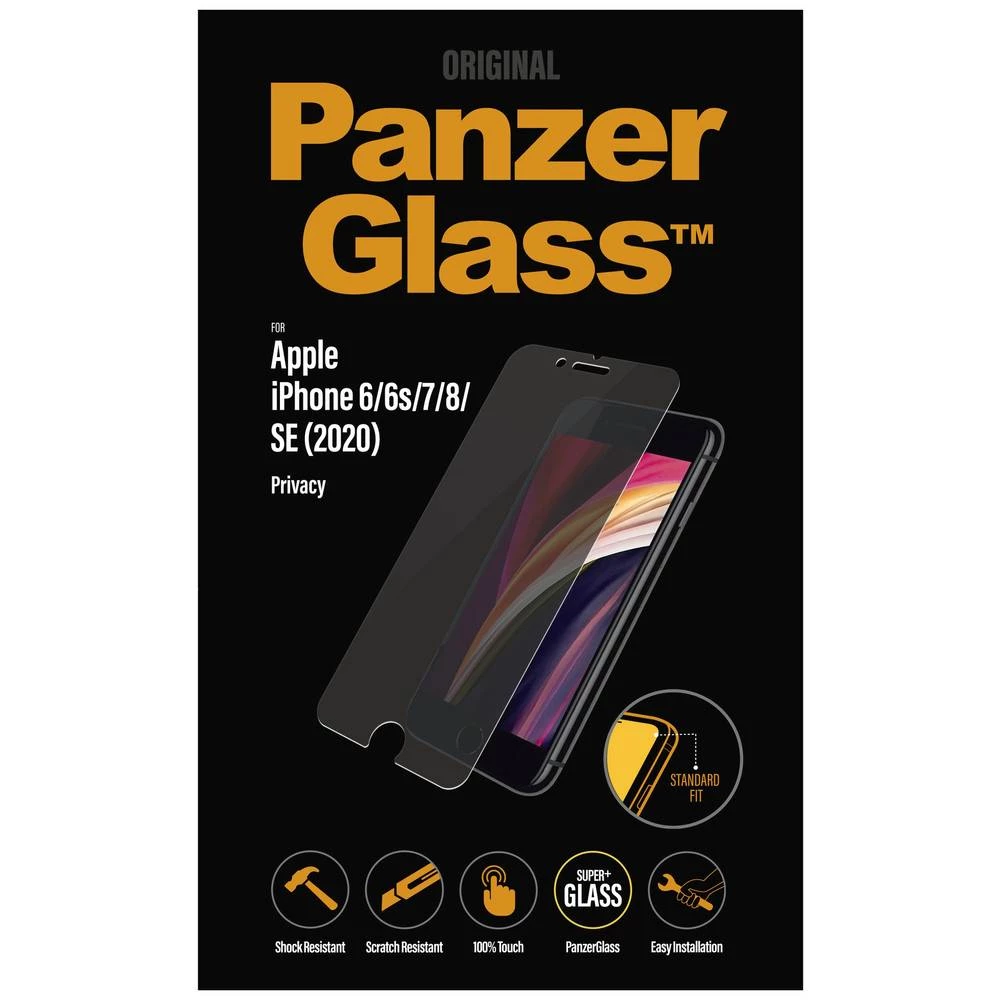 PanzerGlass  Privacy  zaštitno staklo zaslona  iPhone 6, iPhone 6s, iPhone 7, iPhone 8, iPhone SE (2020), iPhone SE (2 slika