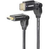 HDMI priključni kabel (1x HDMI-utikač 1x HDMI-utikač) 3 m crn