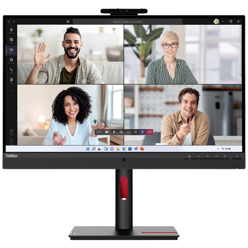 Lenovo ThinkVision T27hv-30 LED zaslon Energetska učinkovitost 2021 F (A - G) 68.6 cm (27 palac) 2560 x 1440 piksel 16: slika