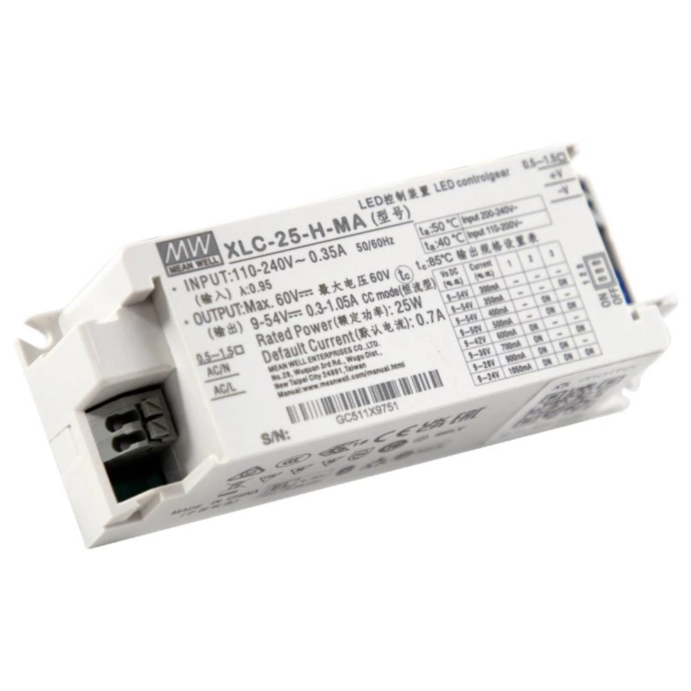 MEAN WELL LED pretvarač 25 W slika