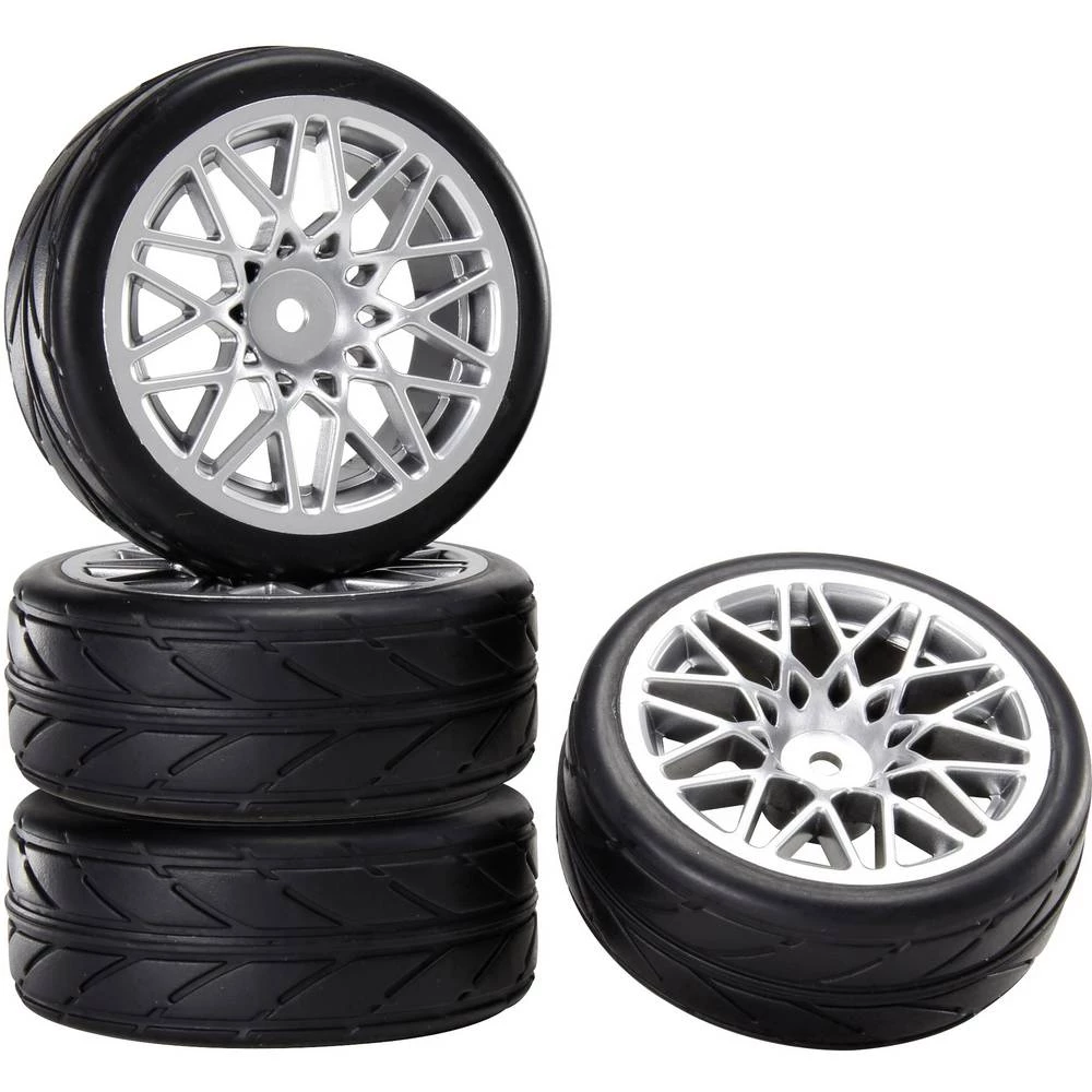 Reely 1:10 Cestovni model Kompletni kotači Wolf LM Srebrna 4 ST slika