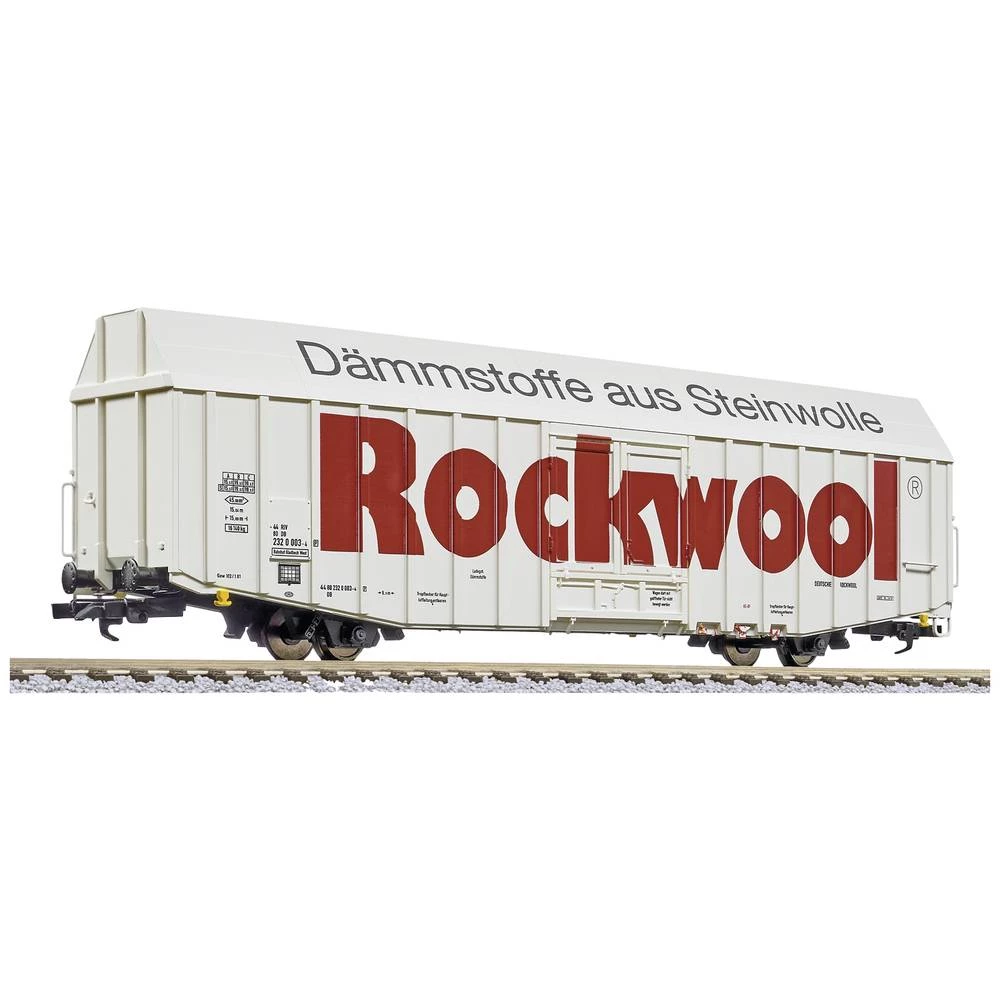 Liliput L235814 H0 Teretna kola velikog kapaciteta Hbbks Rockwool of the DB slika