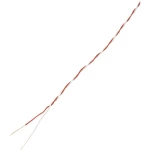 TRU COMPONENTS TC-8790020 Spojna žica 2 x 0.20 mm² Crvena, Bijela 10 m