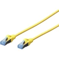 Digitus DK-1532-030/Y RJ45 mrežni kabel, Patch kabel cat 5e SF/UTP 3.00 m žuta upleteni parovi 1 St. slika