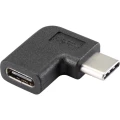 Renkforce USB 3.1 (gen 2) adapter [1x muški konektor USB-C™ - 1x ženski konektor USB-C™] 90° nagnuto udesno slika
