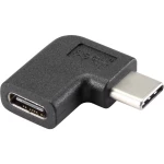 Renkforce USB 3.1 (gen 2) adapter [1x muški konektor USB-C™ - 1x ženski konektor USB-C™] 90° nagnuto udesno