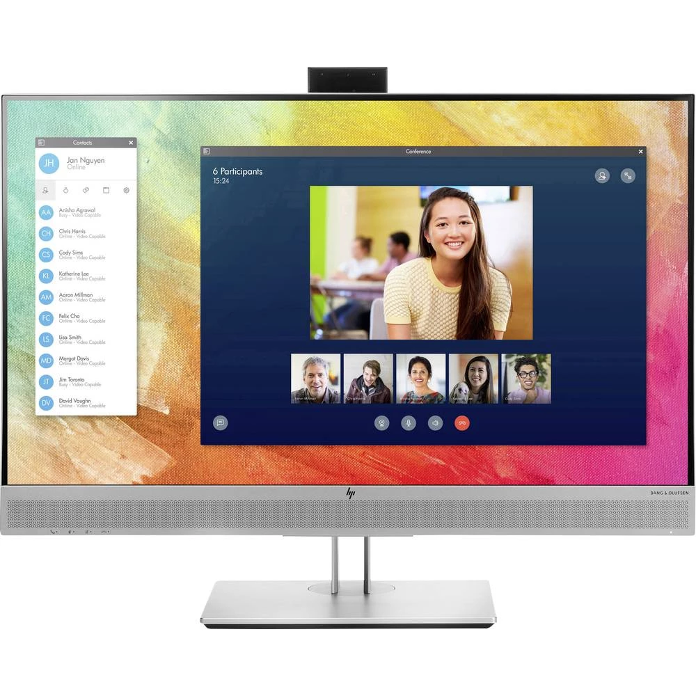 HP EliteDisplay E273m LED zaslon 68.6 cm (27 palac) Energetska učinkovitost 2021 F (A - G) 1920 x 1080 piksel Full HD 5 ms DisplayPort, HDMI™, VGA IPS LED slika