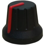 Okretni gumb S pokazivačem Crno-crvena (Ø x V) 18.8 mm x 15.24 mm PSP 49009-R 1 ST