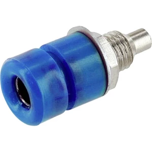 econ connect TB40BL laboratorijski ženski konektor ženski, ugradbeni Zatik-Ø: 4 mm plava boja 1 St. Bulk slika