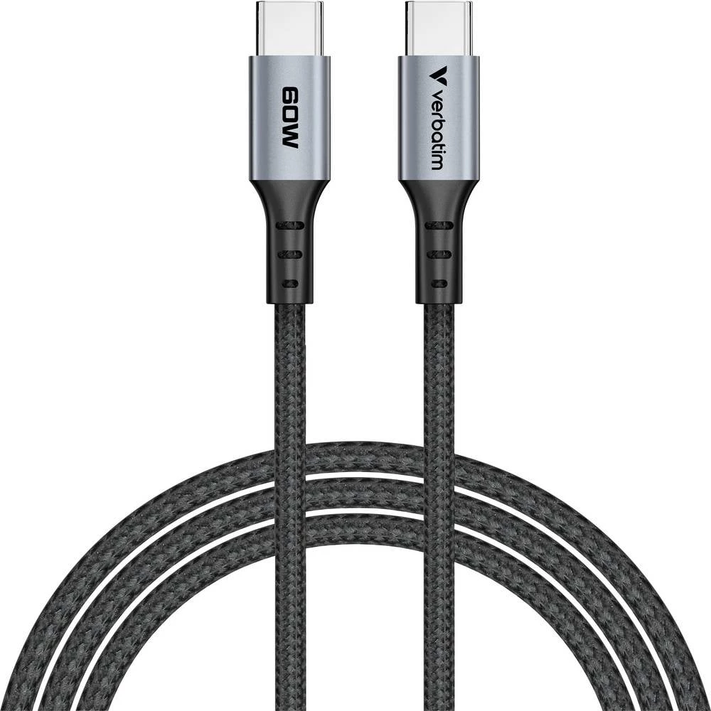 Verbatim mobitel kabel [1x muški konektor USB-C® - 1x muški konektor USB-C®] 1.2 m USB-C® slika