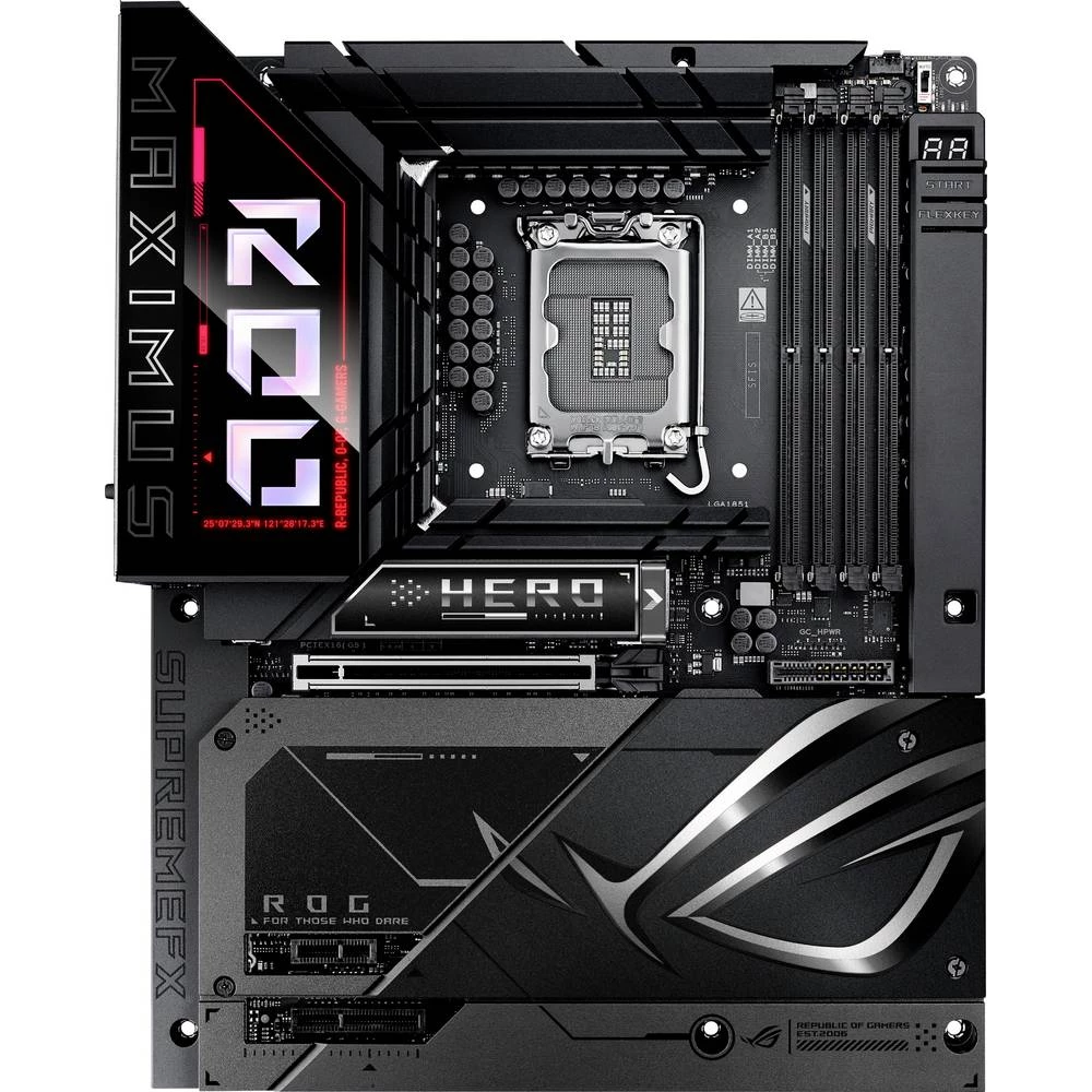 Asus MB ROG MAXIMUS Z890 HERO BTF matična ploča Baza #####Intel® 1851 Faktor oblika (detalji) ATX Set čipova matične plo slika