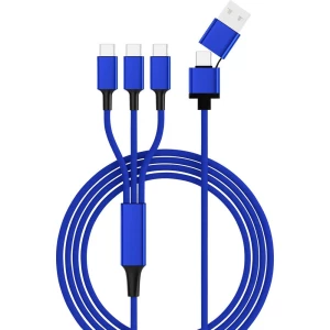 Smrter        USB 2.0    USB-A utikač, USB-C™ utikač    1.20 m    plava boja slika