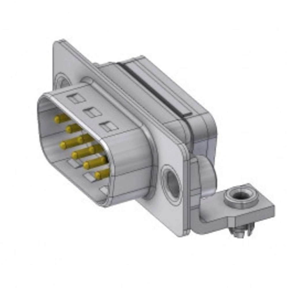 D-SUB utikač 90 ° Broj polova: 9 SMD DELTRON SWISS 1 ST slika