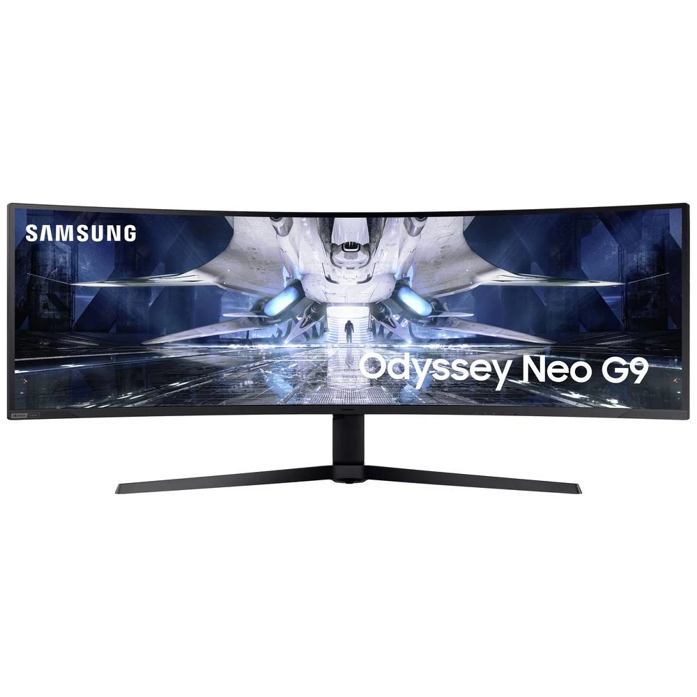 Samsung Odyssey G9 S49AG954NP LED zaslon 124.5 cm (49 palac) Energetska učinkovitost 2021 G (A - G) 5120 x 1440 piksel  1 ms DisplayPort, HDMI™, slušalice (3.5 mm jack), USB 3.2 gen. 1 (USB 3.0) VA... slika