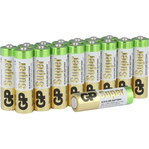 Mignon (AA) baterija Alkalno-manganov GP Batteries Super 1.5 V 16 ST slika