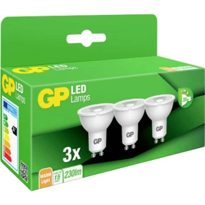 GP Batteries 740GPGU10087427B3 LED Energetska učink. A+ (A++ - E) GU10 reflektor 3.7 W toplo bijela (Ø x D) 50 mm x 55 m slika
