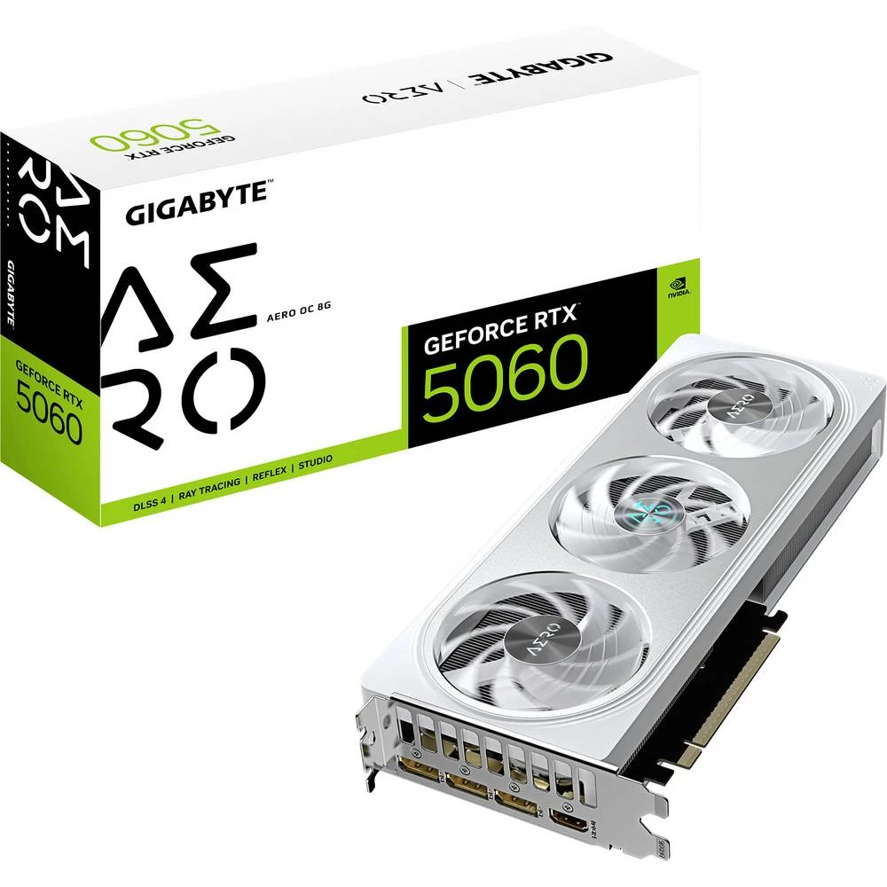 Gigabyte grafička kartica Nvidia GeForce RTX 5060 GeForce RTX 5060 8 GB GDDR7 RAM PCIe x8 NVIDIA G-Sync , vulkan, Zero-F slika